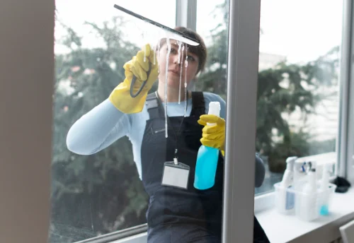 Nettoyage de vitres intérieures et extérieures à Saint-Sixte